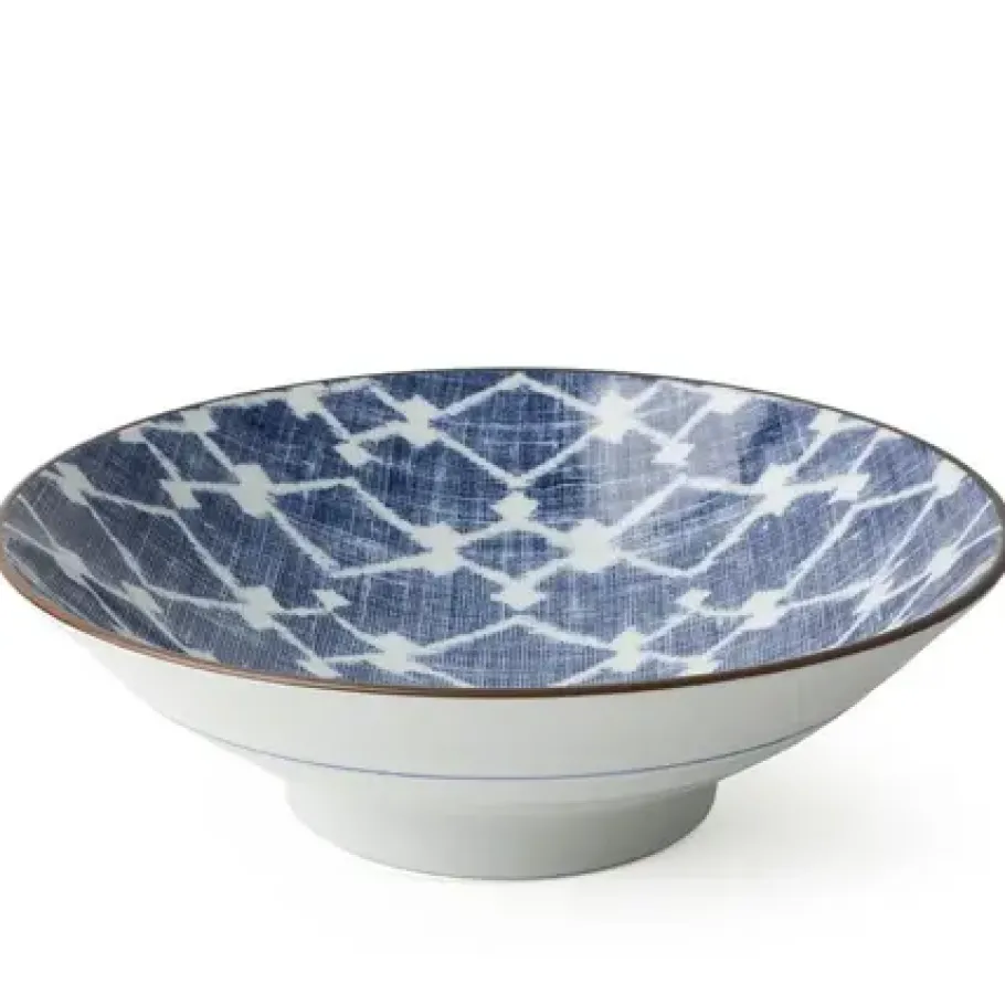 Outlet MIYA Company Aizome Hishi 9.75" Serving Bowl