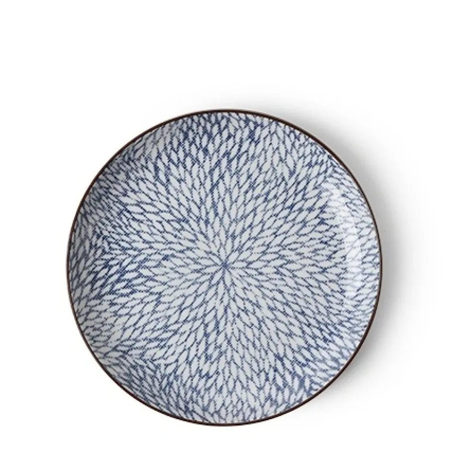 Discount MIYA Company Aizome Mums 7" Plate