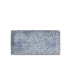 Best MIYA Company Aizome Mums Rectangle Plate