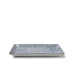 Best MIYA Company Aizome Mums Rectangle Plate