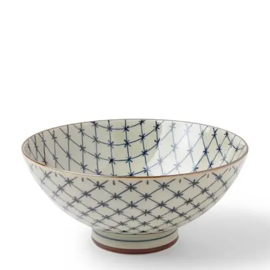 Sale MIYA Company Antique Kimono Lattice Bowl 5-5/8"