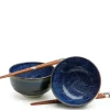 Sale MIYA Company Aranami 5" Bowl For Two Set