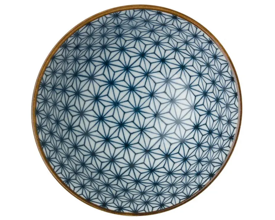 Clearance MIYA Company Asanoha Colors 5.75" Bowl - Blue