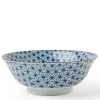 Outlet MIYA Company Asanoha Colors 7.25" Bowl - Blue
