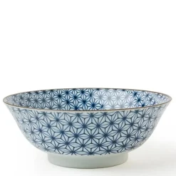 Outlet MIYA Company Asanoha Colors 7.25" Bowl - Blue