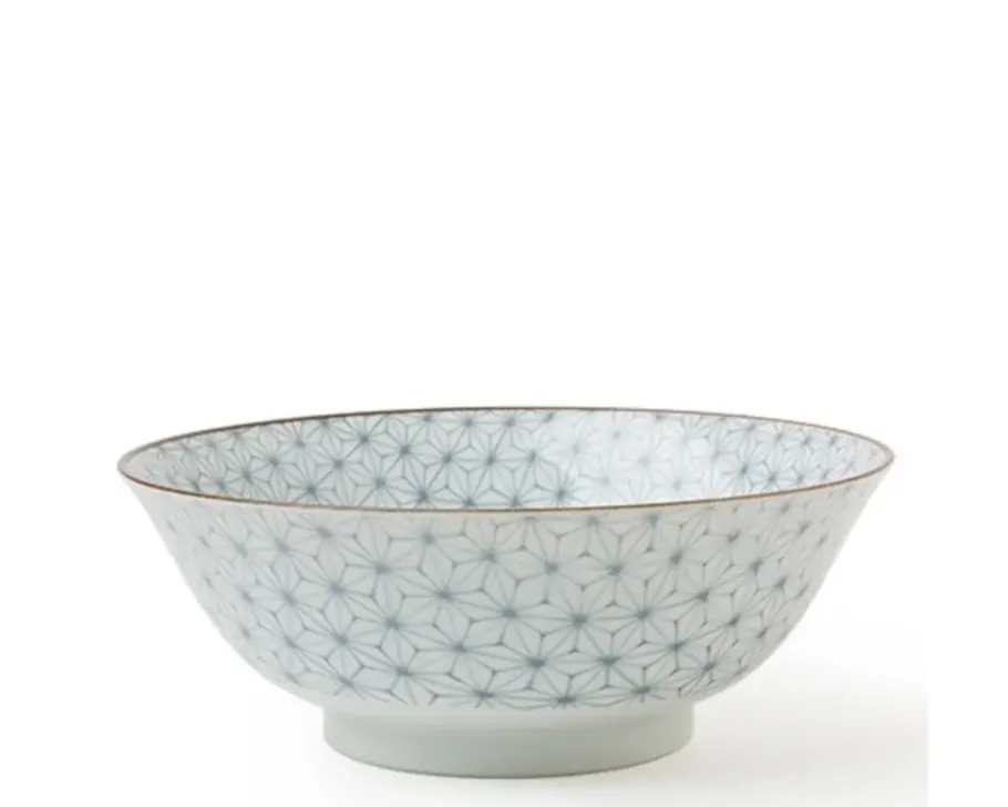 Sale MIYA Company Asanoha Colors 7.25" Bowl - Gray