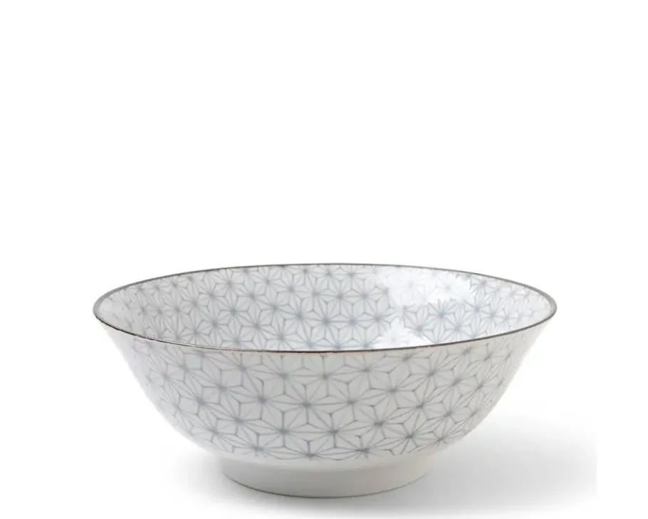 Sale MIYA Company Asanoha Colors 7.25" Bowl - Gray