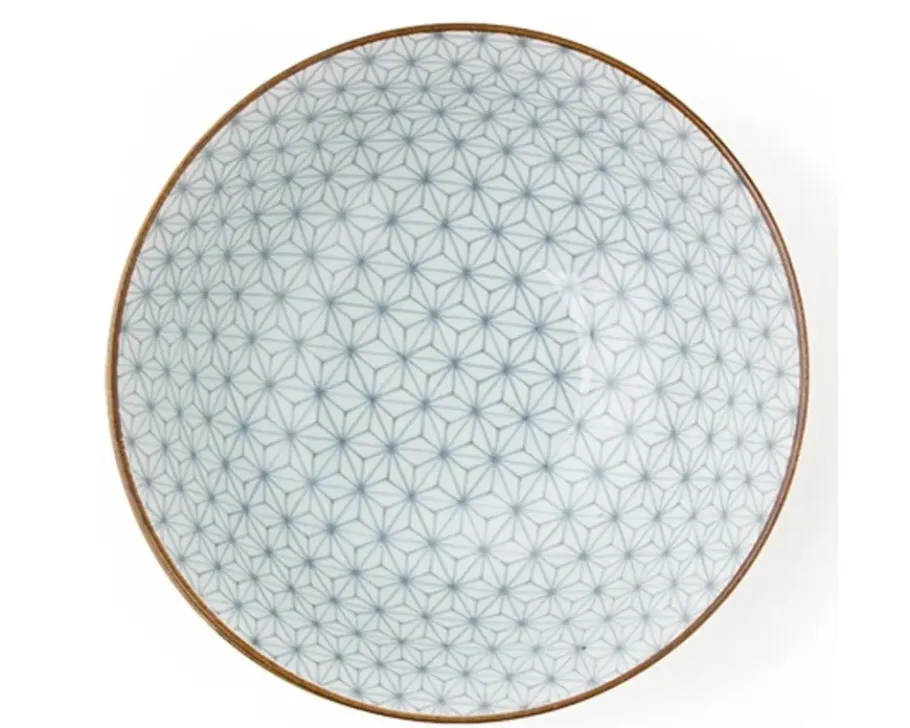 Sale MIYA Company Asanoha Colors 7.25" Bowl - Gray