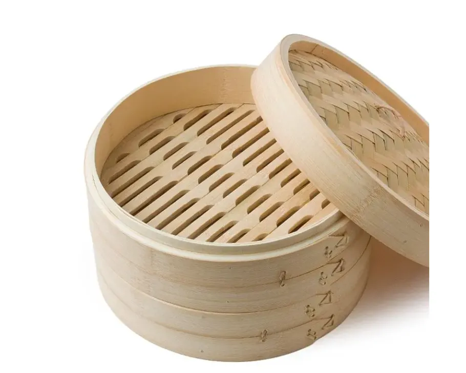 MIYA Company Bamboo Steamer Set 10"
