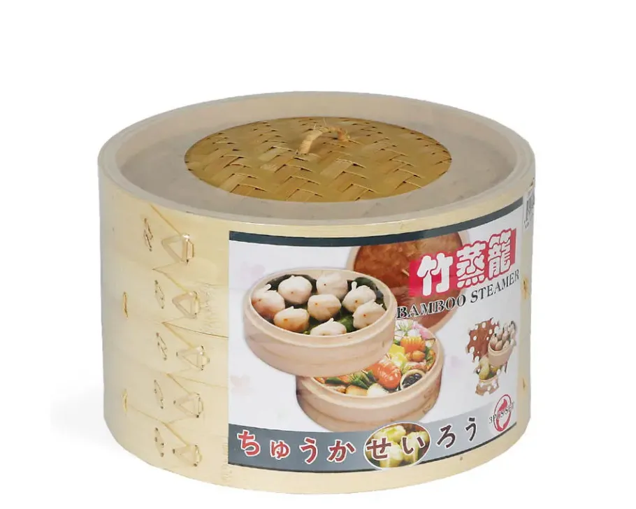 MIYA Company Bamboo Steamer Set 10"