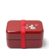 Best MIYA Company Bento Box Fortune Cat Red