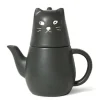 Outlet MIYA Company Black Cat Tea Set