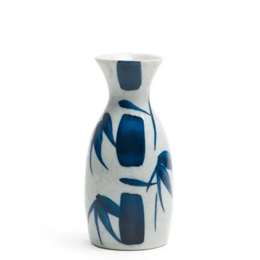 Online MIYA Company Blue Bamboo 5 Oz. Sake Bottle