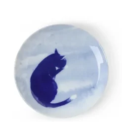 Outlet MIYA Company Blue Cat Grooming Plate