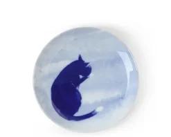 Outlet MIYA Company Blue Cat Grooming Plate
