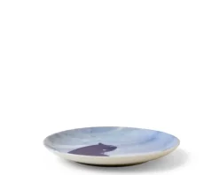 Outlet MIYA Company Blue Cat Grooming Plate