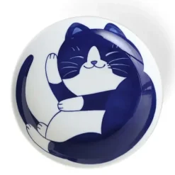 MIYA Company Blue Cats 7.75" Bowl