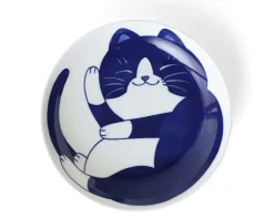 MIYA Company Blue Cats 7.75" Bowl