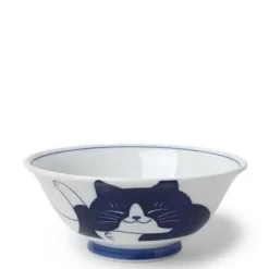 MIYA Company Blue Cats 7.5" Bowl