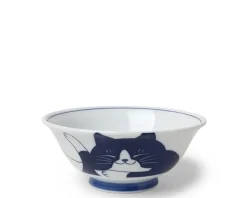 MIYA Company Blue Cats 7.5" Bowl