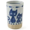 Outlet MIYA Company Blue Cats Cup 9 Oz.