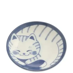Discount MIYA Company Blue Cats 3.75" Sauce Dish