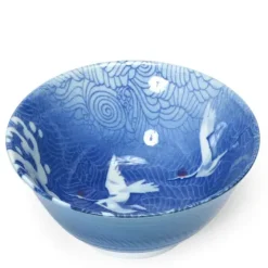 Online MIYA Company Blue Cranes 6" Bowl