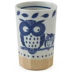 Discount MIYA Company Blue Cup Owl 9 Oz