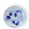 Online MIYA Company Blue Fish Swimming Plate