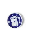 Online MIYA Company Blue Fortune Cat 3.75" Sauce Dish