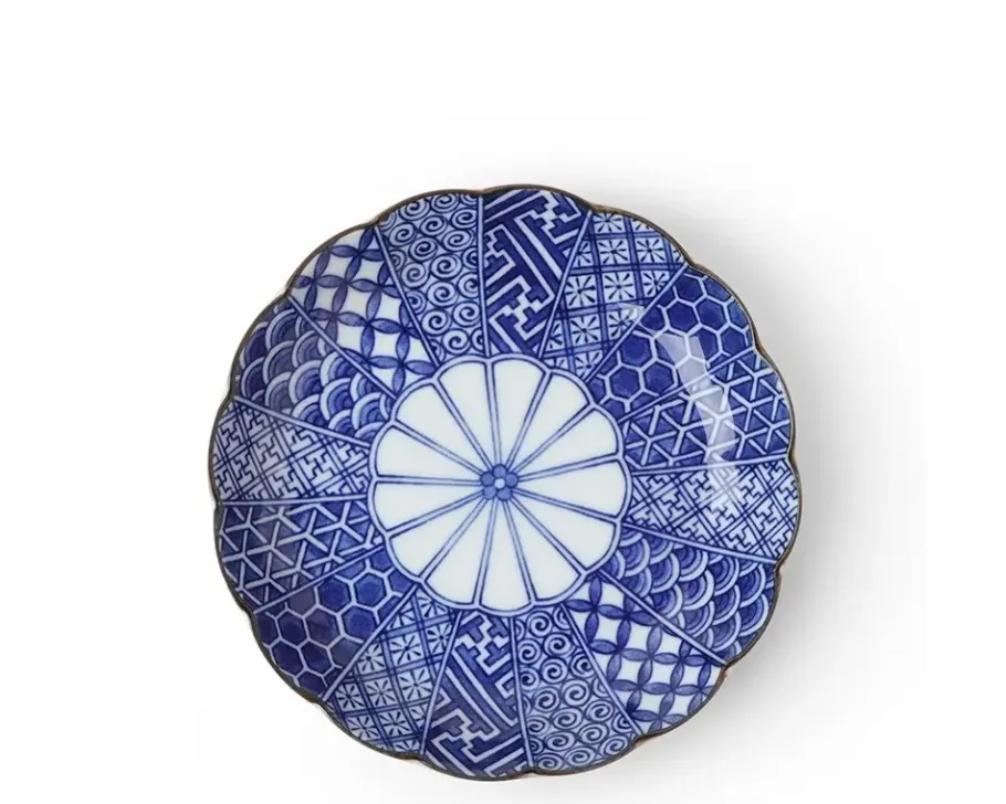 Hot MIYA Company Blue Nishiki 6.25" Plate