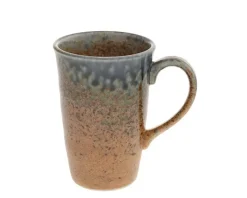 Clearance MIYA Company Blue Sand Crackle Mug