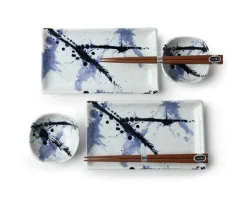 Online MIYA Company Blue Sumi Sushi Set