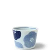 Online MIYA Company Blue Textile Petals Soba Cup