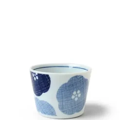 Online MIYA Company Blue Textile Petals Soba Cup