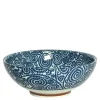 Outlet MIYA Company Blue Vines 8.25" Bowl