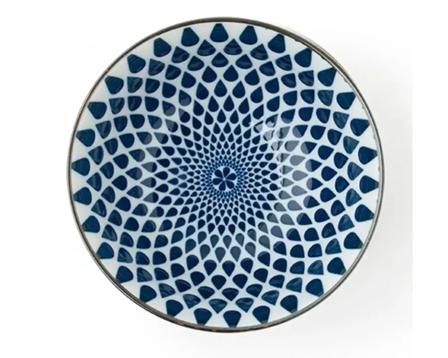 Clearance MIYA Company Blue & White 6" Bowl Set