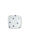 New MIYA Company Blue & White Dots 3.5" Plate