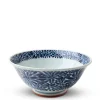 Outlet MIYA Company Blue & White Floral 7.75" Noodle Bowl