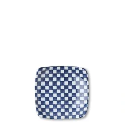 Hot MIYA Company Blue & White Ichimatsu 3.5" Plate