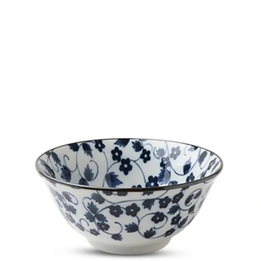 Sale MIYA Company Blue & White Kiku Karakusa 5.75" Bowl