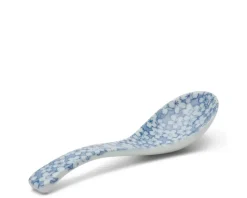 Best MIYA Company Blue & White Soup Spoon Set