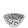 New MIYA Company Bowl Blue Dragonfly 6"