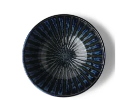 MIYA Company Bowl Focus Lapis Floral 7-3/4