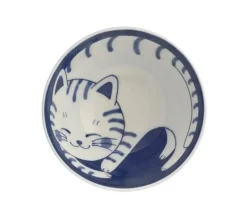 Sale MIYA Company Bowl Rice Cat Blue Tabby 4-5/8