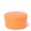 New MIYA Company Bowl With Cover Himari Orange