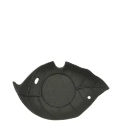 Clearance MIYA Company Cast Iron Black Leaf Coaster