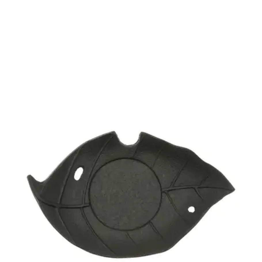 Clearance MIYA Company Cast Iron Black Leaf Coaster