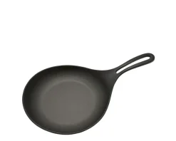 Sale MIYA Company Cast Iron Omelette Pan 8-1/2