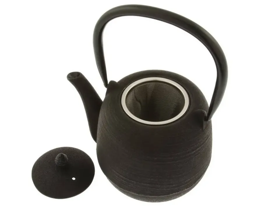 Outlet MIYA Company Cast Iron Teapot Black Jujube 0.9L